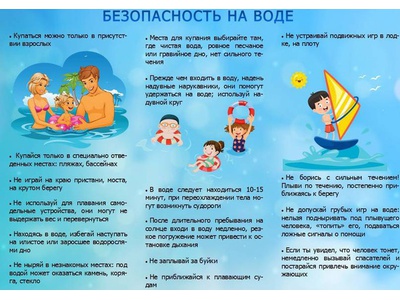 Безопасность на воде в летний период